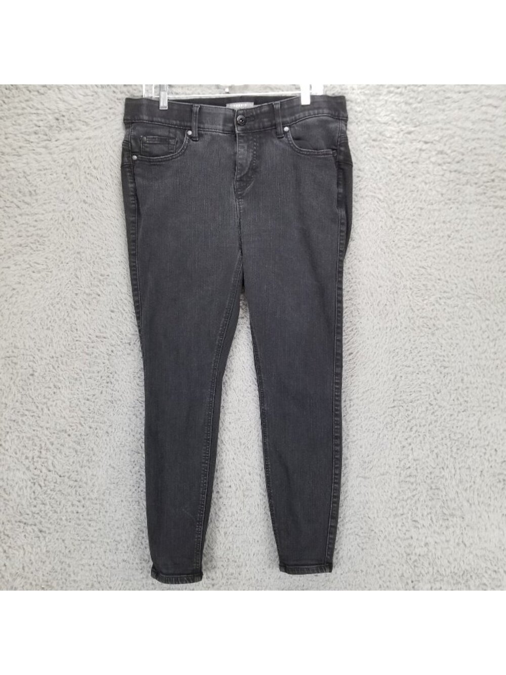 Torrid Jeans Womens 14 Petite Black Stretch Mid Rise Shaping Bombshell Skinny
